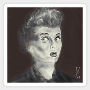 Lucy Lucille Desilou Ball Sticker